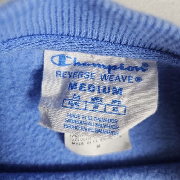 Champion Reverse Weave Nashville Size Medium Boyfriend Sweatshirt Embroidered - Picture 10 of 14